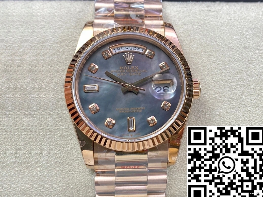 Factory Date 36MM Gold 118235 GM Rose Day Rolex 0514